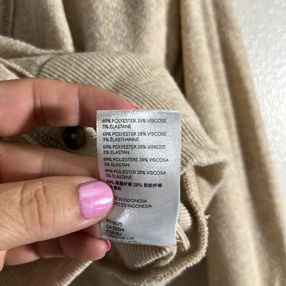 Urban Outfitters Cream Button-Up Cropped Cardigan - Picture 5 of 6